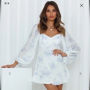 Hello Molly long sleeve mini dress